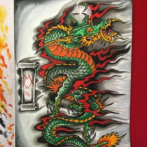 dragon of the month 2016 watercolor